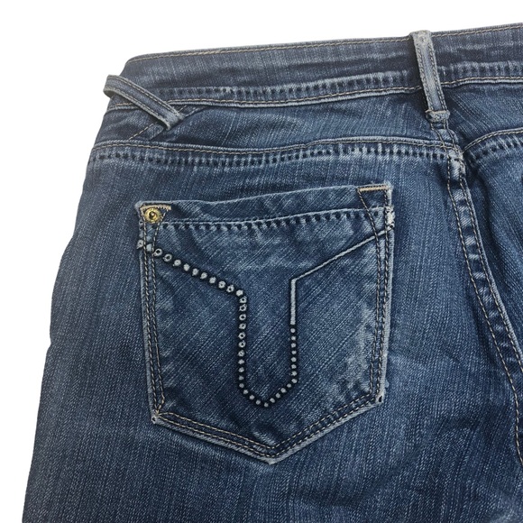 Vigoss Studio Low Rise Stretch Distressed Skinny Jeans - Picture 13 of 15